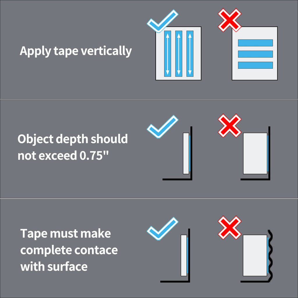 Art3d Double-Sided Tape Heavy Duty (10FT) Mounting Tape, Multipurpose Removable Adhesive Foam Tape, Reusable Transparent Tape for Paste Items, Household