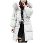 Winter Coats for Women Uk Fleece Jacket Womens Warm Outwear Windproof Plus Size Ladies Trench Coat Baggy Fleece Lined Quilted Puffer Jackets with Hood for Cold Weather