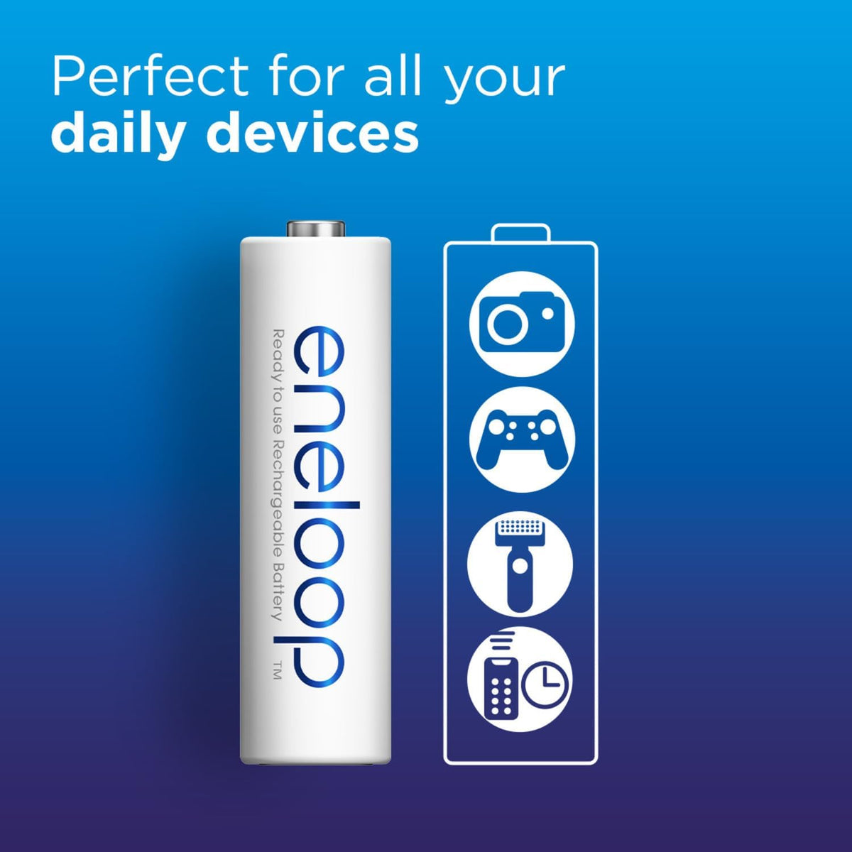 eneloop AAA/Micro Ni-MH battery (4-pack), rechargeable battery