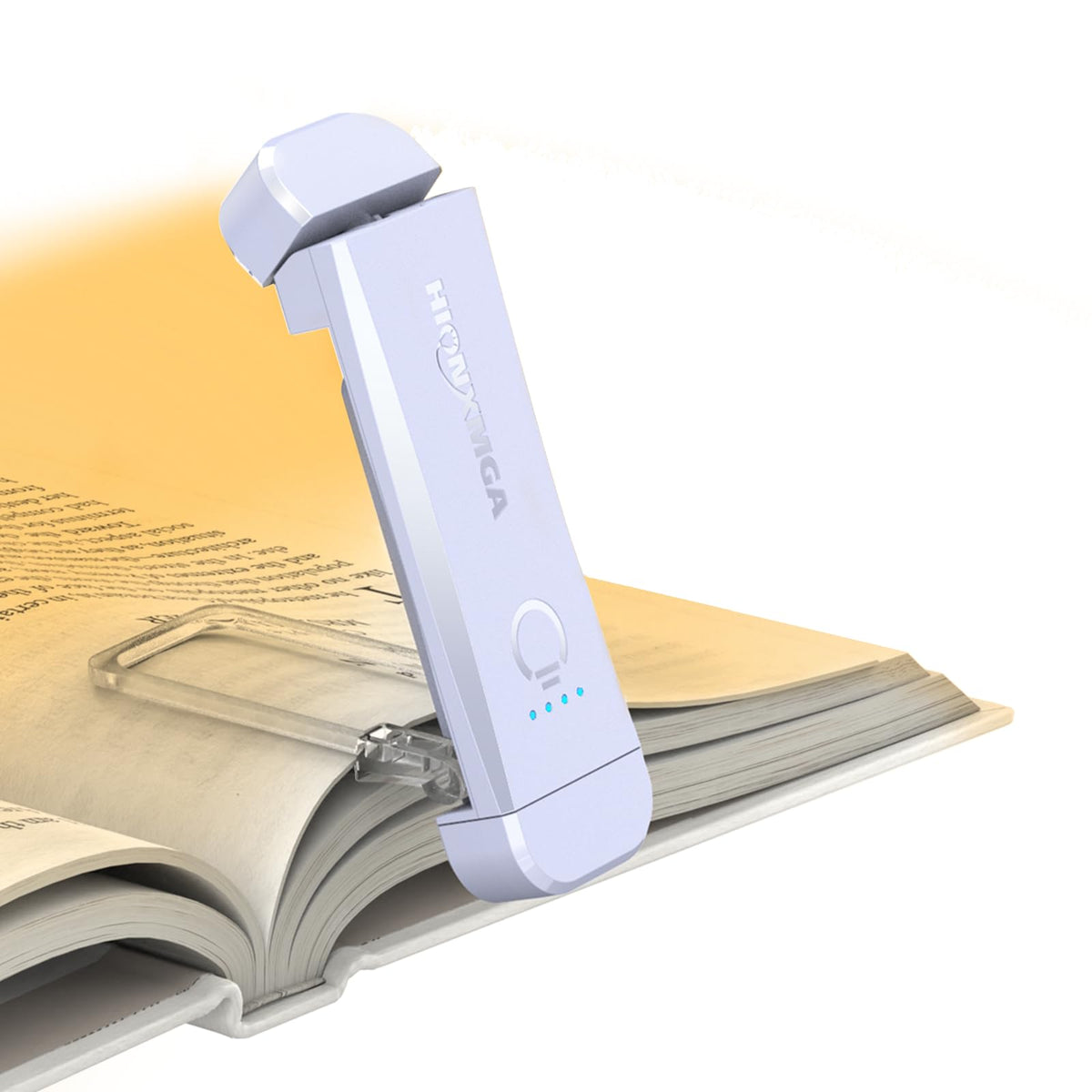 HIONXMGA Book Light,Rechargeable Reading Light for Books in Bed at Night