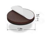 Slipstick GorillaPads Non Slip Furniture Pads/Gripper Floor Protectors (Set of 4) 3 Inch Square Self Adhesive Rubber Stoppers for Furniture Legs, CB155