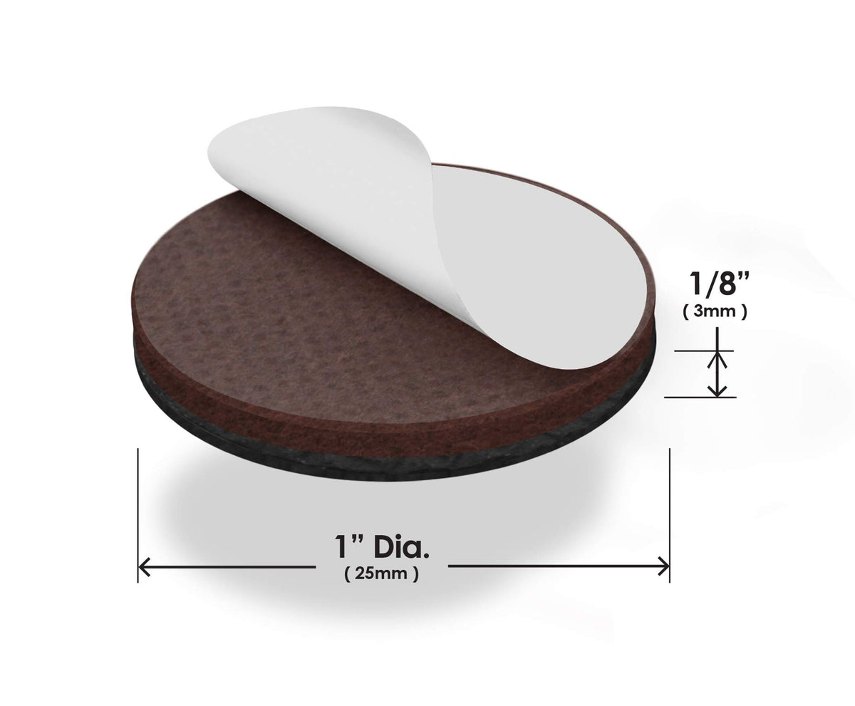 Slipstick GorillaPads Non Slip Furniture Pads/Gripper Floor Protectors (Set of 4) 3 Inch Square Self Adhesive Rubber Stoppers for Furniture Legs, CB155