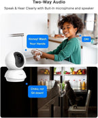 Tapo TC70 Full HD Pan/Tilt Indoor Security Camera Pet Camera House Security