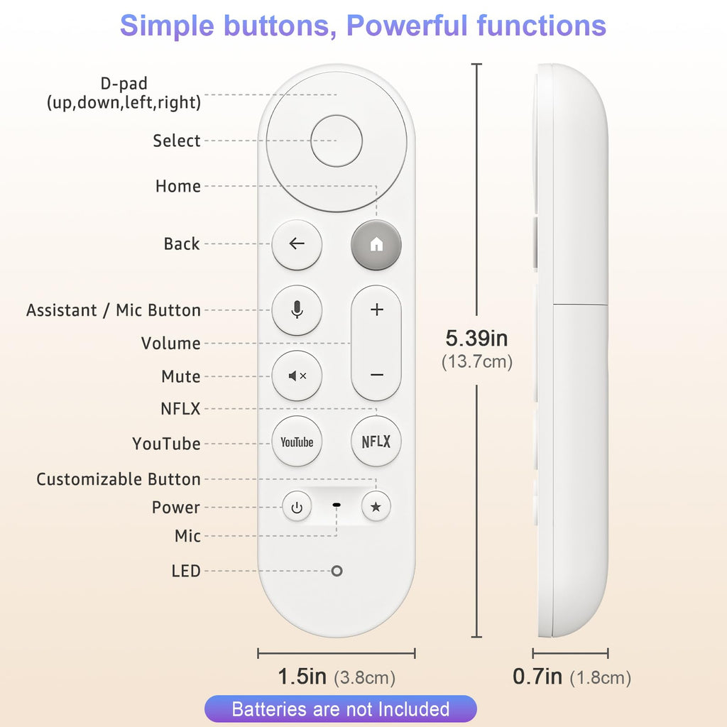 Universal TV Remote for Hisense-Smart-TV-Remote-Control-Replacement
