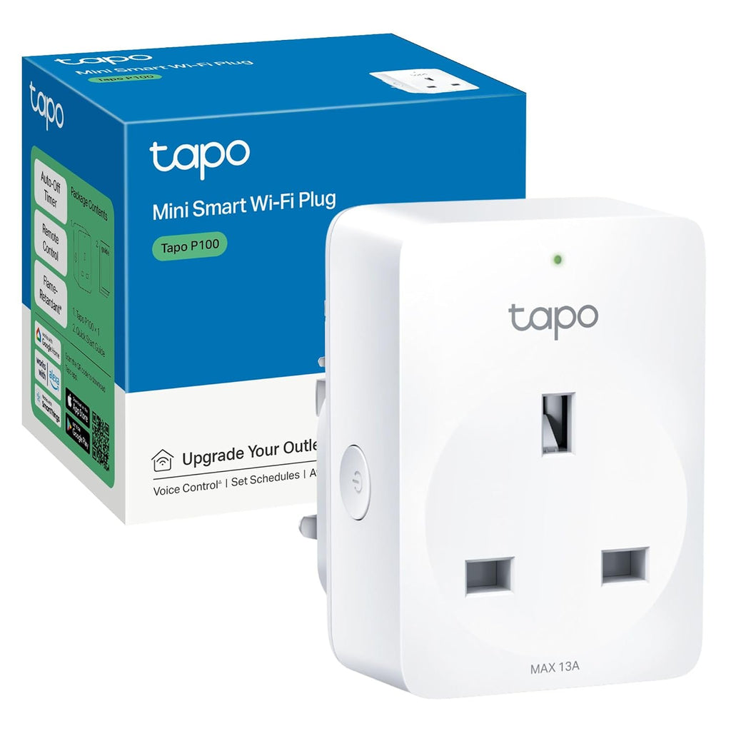 Tapo P100(1-pack) Smart Plug, Mini WiFi Plug Works with Alexa & Google