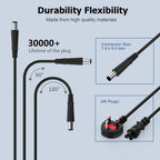 90W Laptop Charger Compatible with HP EliteBook Probook Pavilion Compaq