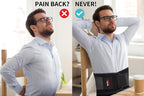 FEATOL Back Brace for Men & Women, Lower Back, Sciatica Pain Relief