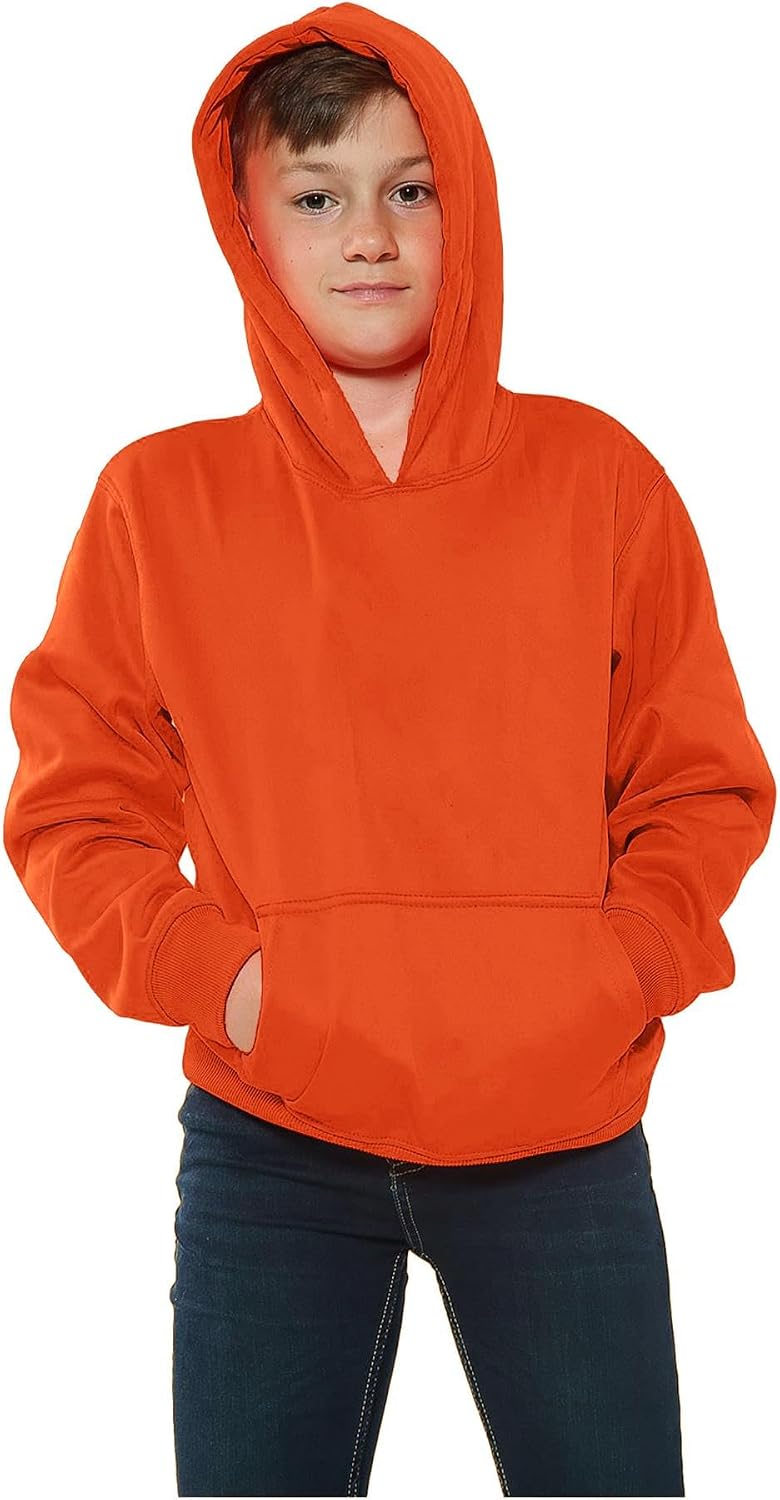 A2Z 4 Kids Girls Boys Plain Sweatshirt Tie Dye Pullover Shirt Fleece Hooded Jumper PE School Warm Coats Long Sleeve Top New Casual Fashion for Childrens Unisex Age 2-13 Years