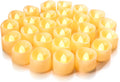 Homemory 24-Pack Flameless Tea Lights Candles Battery Operated, 200+ Hours