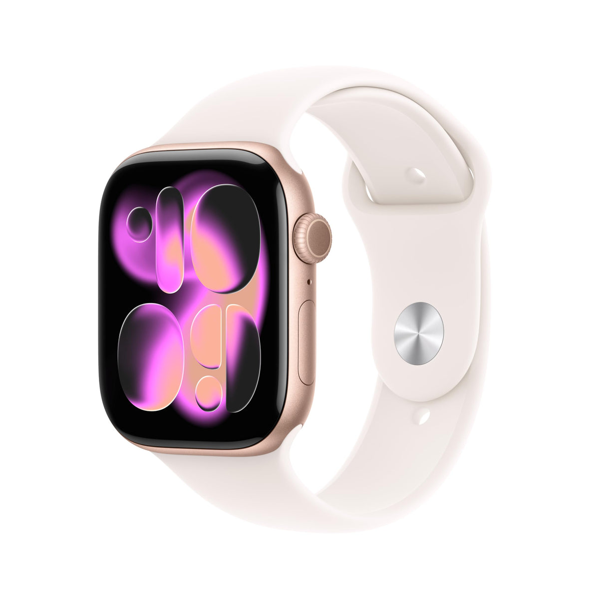 Apple Watch Series 11 GPS 42mm Smartwatch with Space Grey Aluminium Case with Black Sport Band S/M. Sleep Score, Fitness Tracker, Health Monitoring, Always-On Display, Water Resistant