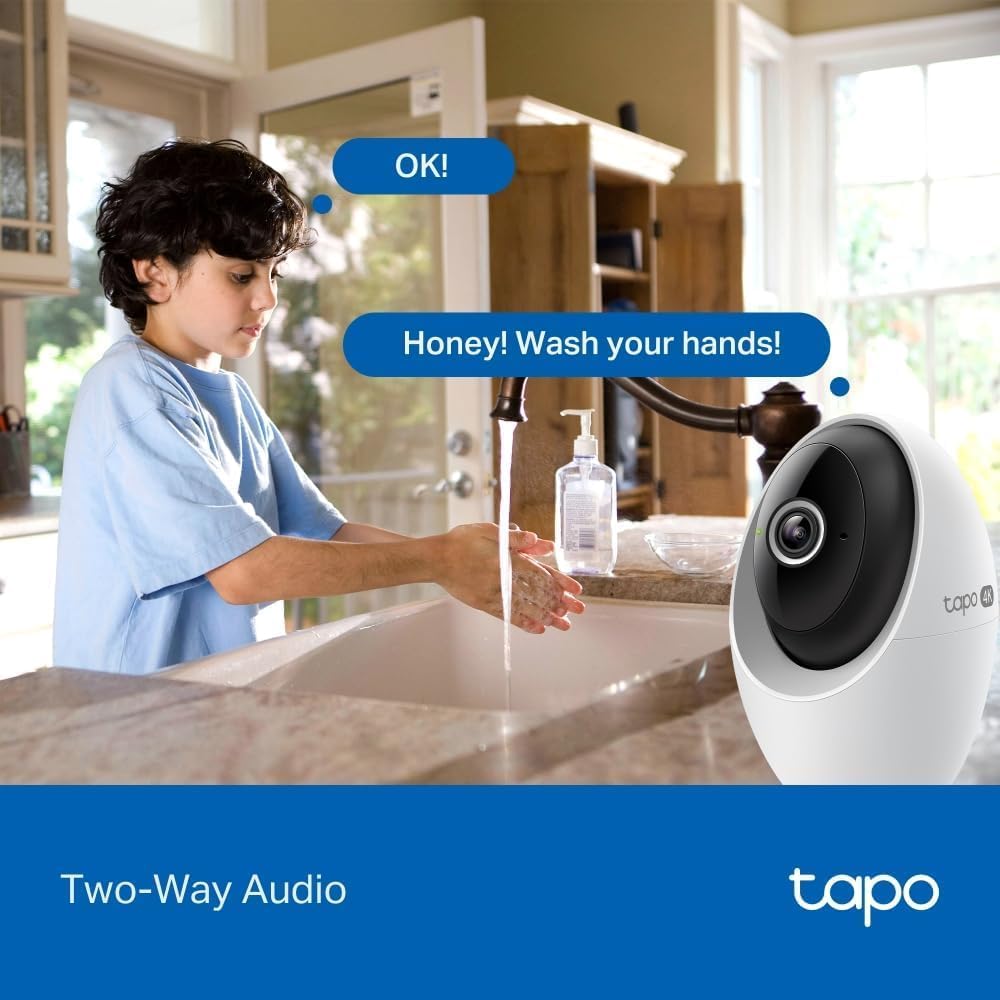 Tapo C200P2 2-Pack Full HD Indoor Security Camera Pet Camera House Security