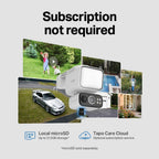 Tapo C615F KIT 2K 3MP Solar Floodlight Outdoor Security Camera Wireless