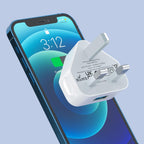 USB Plug,USB Plug Adaptor UK 3 Pin Mains Charger,3 Pack Wall Charger Head Compact Charge Head 5V/1AMP Charging for iPhone 11/11 Pro/10/Xs/XS Max/XR/X/8/7/6 Plus/5/4,iPad Pro/Air 2