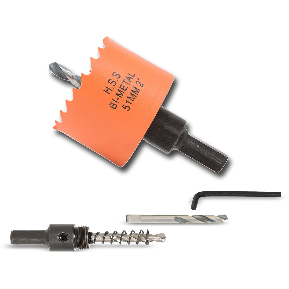 7-1/8 inch Hole Saw for Wood, Metal, Plastic & Drywall, with Arbor
