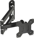 Suptek Full Motion TV Wall Mount Bracket for Most 13-30 inch TVs and Monitors, Flat and Curved TVs up to 28lbs, Tilt Swivel and 16.9 inch Extension, Max VESA 100x100mm, Black, MA2776