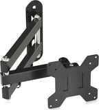 Suptek Full Motion TV Wall Mount Bracket for Most 13-30 inch TVs and Monitors, Flat and Curved TVs up to 28lbs, Tilt Swivel and 16.9 inch Extension, Max VESA 100x100mm, Black, MA2776