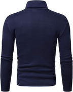 Men's Thermal Turtle Neck Top Long Sleeve Turtleneck Shirts Basic Undershirt Baselayer Pullover for Winter