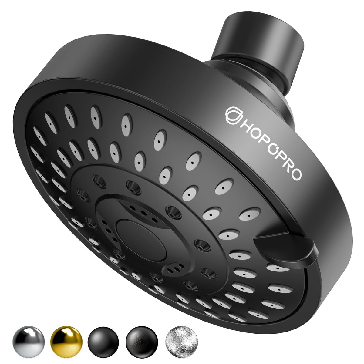 High Pressure Shower Head, HOPOPRO 5-Mode Fixed Showerhead, NBC Recommended