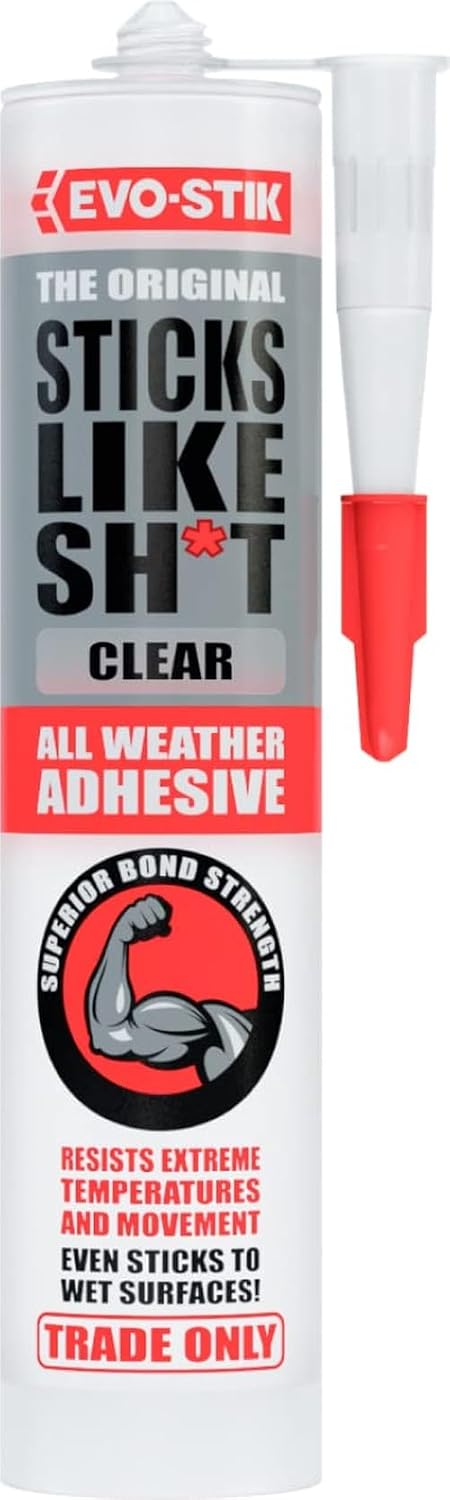EVO-STIK Sticks Like Sh*t Adhesive Clear - 290ml