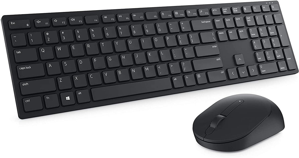 Dell Wireless Keyboard and Mouse - Spill Resistant, Adjustable Tilt