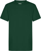 Plain Virgin T-Shirt for Children from 1 to 15 Years, 100% Cotton, Spun, Soft, Unisex, School Uniform P.E. Gym