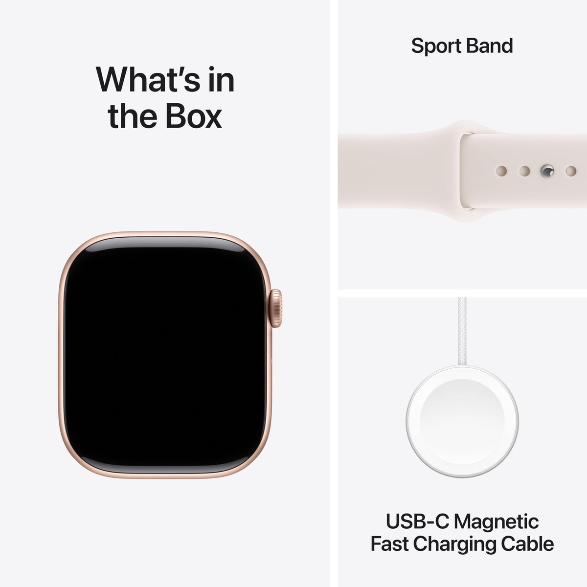 Apple Watch Series 11 GPS 42mm Smartwatch with Space Grey Aluminium Case with Black Sport Band S/M. Sleep Score, Fitness Tracker, Health Monitoring, Always-On Display, Water Resistant