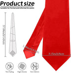yenlk Men's Classic Necktie, Formal Tie for Weddings, Business and Prom