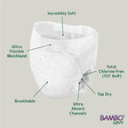 Bambo Nature Dreamy Night Pants Nappies, (Children Aged 8-15, 35-50kg), 10PK Pull Up Pants, Eco Nappies Keep Beds Dry All Night, Pull Ups Training Nappy, Secure, Comfortable, Potty Training