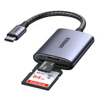 UGREEN SD Card Reader, USB C 312MB/S Card Adapter with Dual-Slot for TF/SD