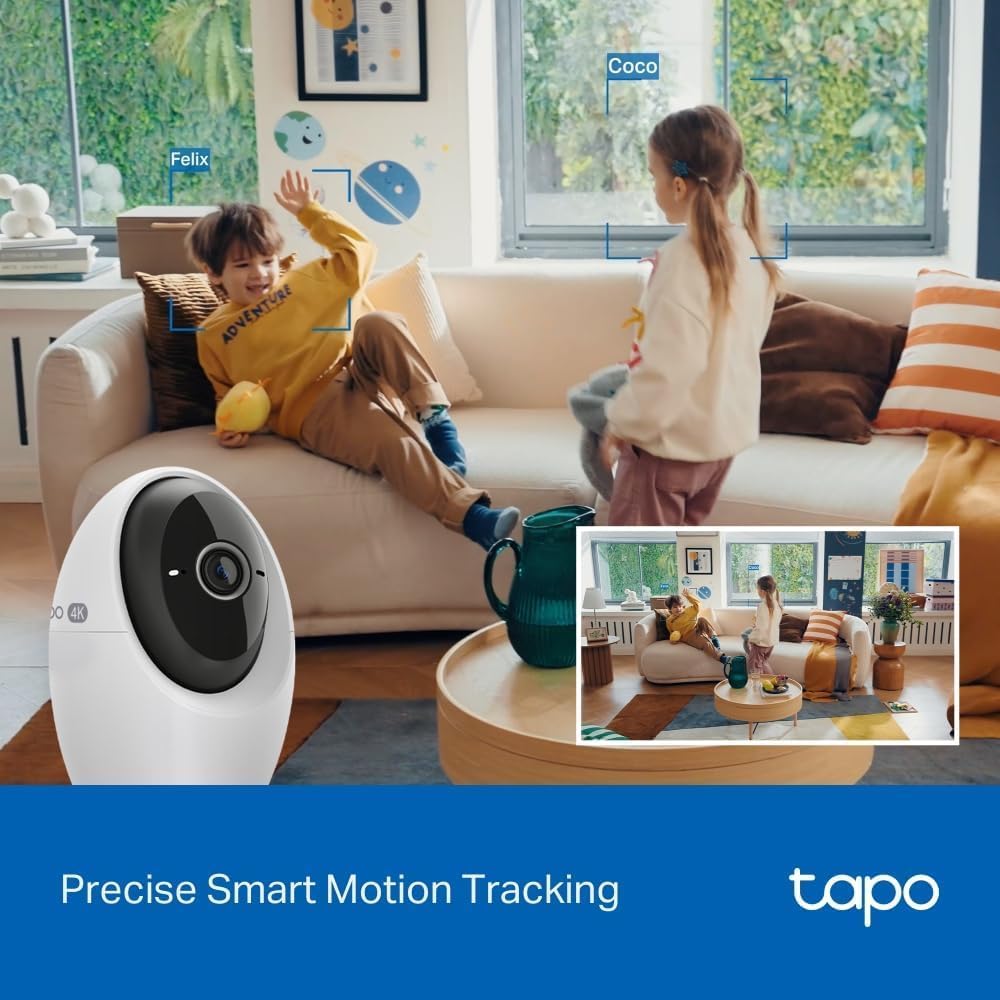 Tapo C200P2 2-Pack Full HD Indoor Security Camera Pet Camera House Security