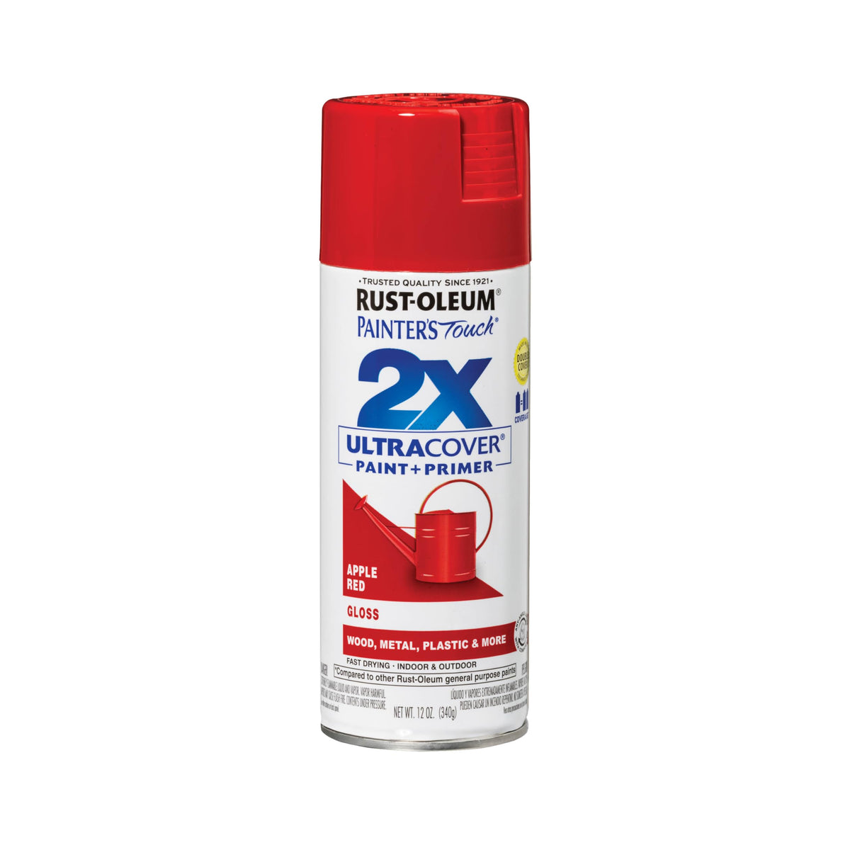 Rust-Oleum 334023-6PK Painter's Touch 2X Ultra Cover Spray Paint, 12 oz, Gloss Almond, 6 Pack