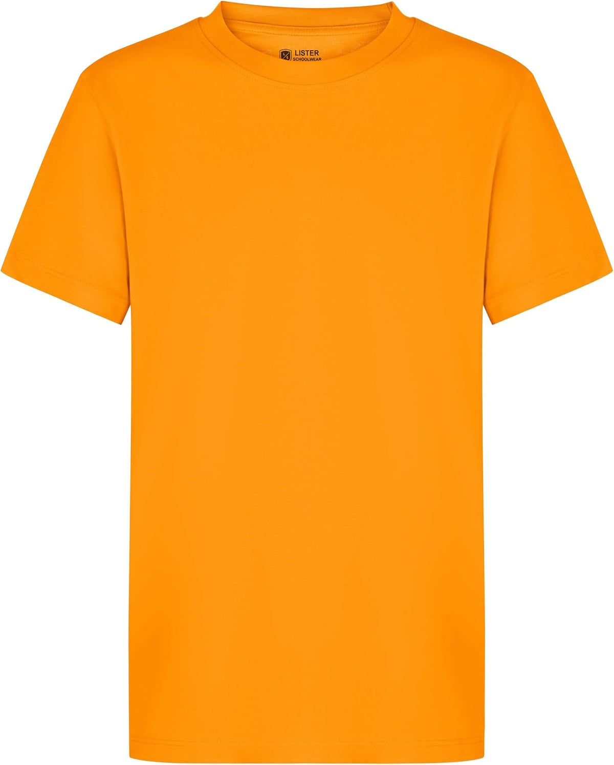 Plain Virgin T-Shirt for Children from 1 to 15 Years, 100% Cotton, Spun, Soft, Unisex, School Uniform P.E. Gym