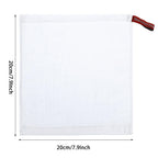 Lanjue 6 Pack Cotton Face Cloths, Flannel Washcloths, 20x20CM, Multicolored