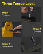 HOTO 25-Piece Upgraded Electric Screwdriver Kit, Cordless Screwdriver