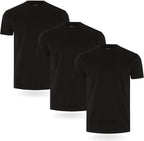 FM London 3/5 Pack Mens T Shirt, Premium Weight, 100% Cotton & Super Soft