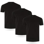 FM London 3/5 Pack Mens T Shirt, Premium Weight, 100% Cotton & Super Soft