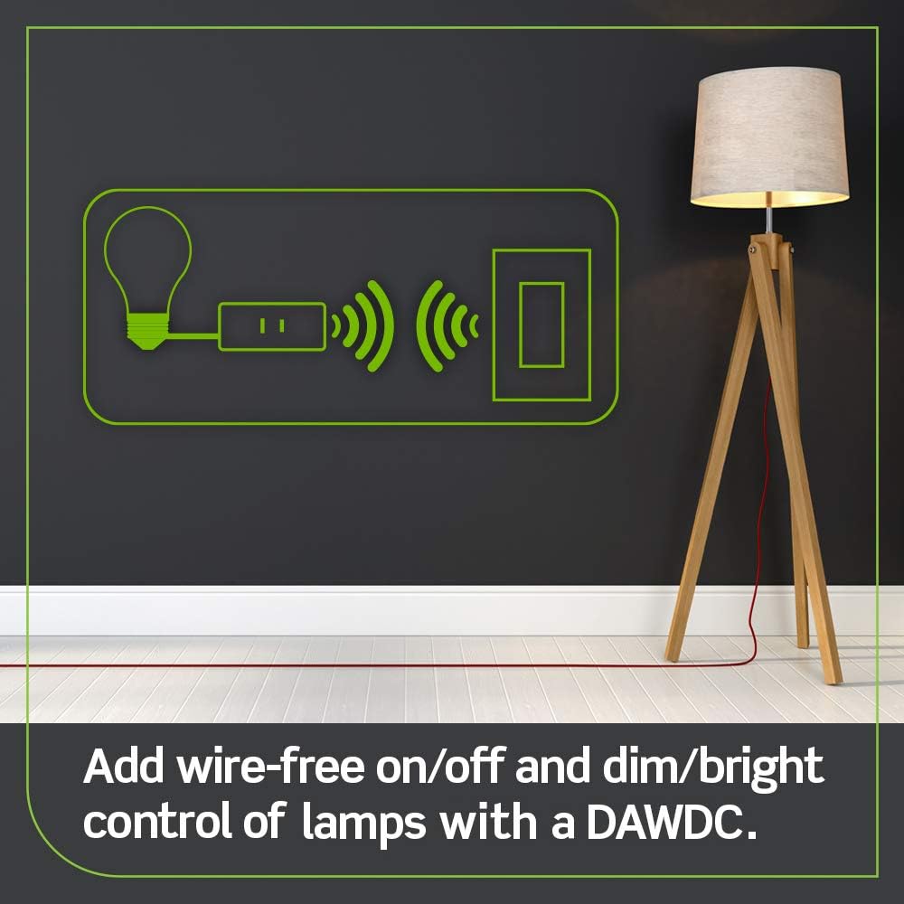 Leviton Decora Smart Switch, Wi-Fi, D315S-1RW, White