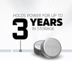 Energizer LR44 Batteries (12 Pack) - A76 Button Cell Battery