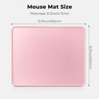 cimetech Mouse Mat, Gaming Mouse Pad, Ultra Thin Portable Mousepad, Black