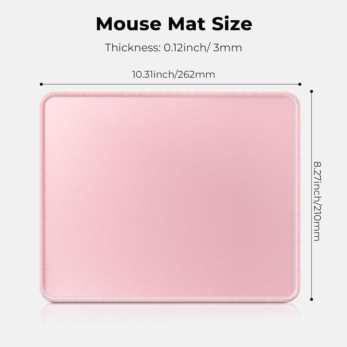 cimetech Mouse Mat, Gaming Mouse Pad, Ultra Thin Portable Mousepad, Black