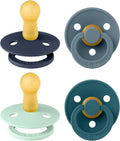 BIBS Colour Dummy, 6-18m, 4-pack, Deep Space/Petrol/Nordic Mint/Forest Lake
