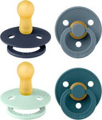 BIBS Colour Dummy, 6-18m, 4-pack, Deep Space/Petrol/Nordic Mint/Forest Lake