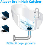 Aluvor Shower Drain Hair Catcher Bathtub Drain Cover Sink Drain Protector