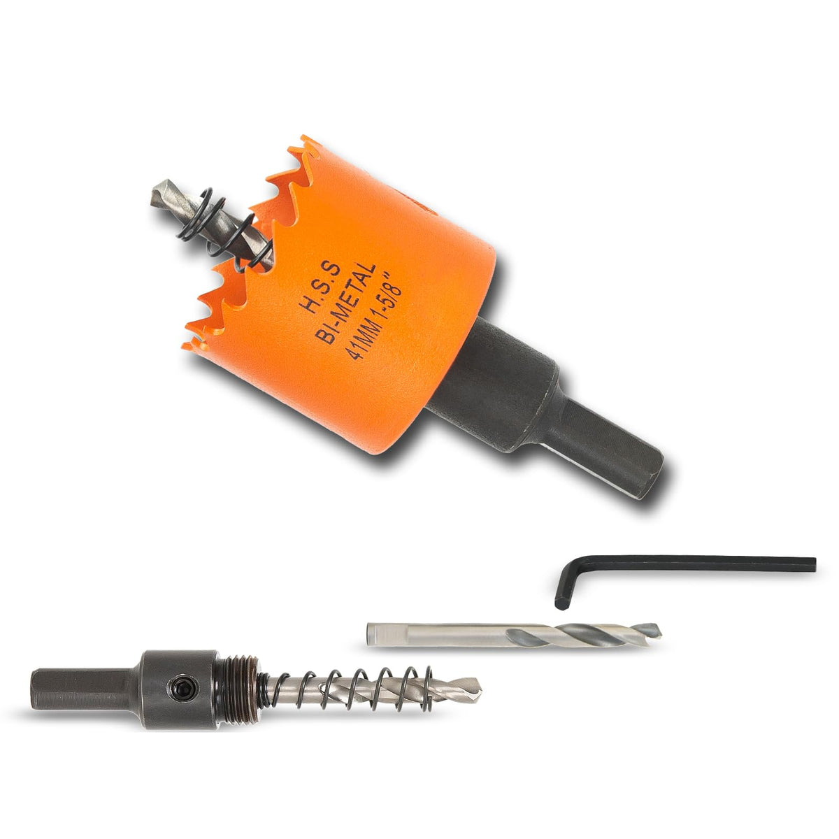 7-1/8 inch Hole Saw for Wood, Metal, Plastic & Drywall, with Arbor