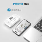 Safeliveo Carbon Monoxide Detector with Replaceable Battery, White, 2Pack