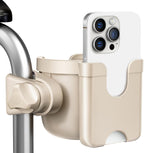 Wheelchair Cup Holder: Universal Cup Holder with Phone Holder for Pram Bike