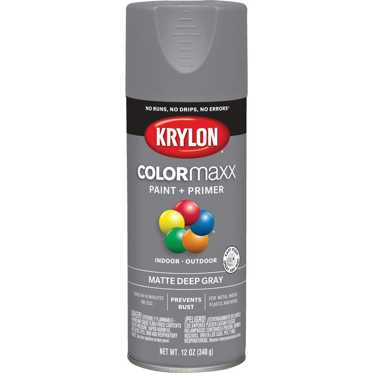 Krylon ColorMaxx 12 Oz. Gloss Spray Paint, Pumpkin Orange - 1 Each