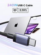 UGREEN 240W USB-C to USB C Cable 2 Pack PD 3.1 USB C Charger Cable, 2M