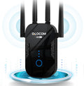 2026 Newest1 WiFi Booster Range Extender 1200Mbps WiFi Extender Booster Dual Band 5GHz & 2.4GHz Wireless Internet Booster/Hotspot with Wider Coverage, Broadband Extender, UK Plug