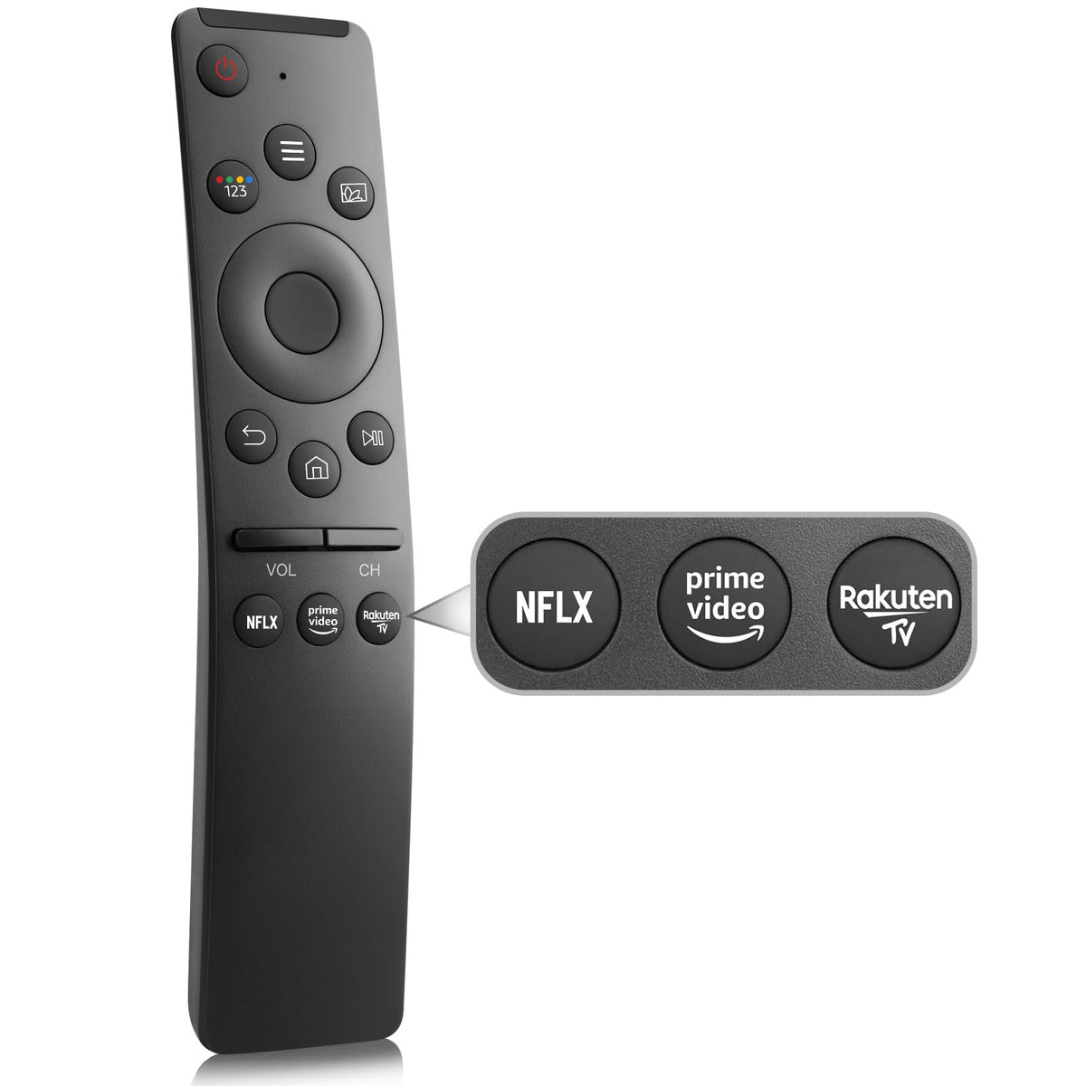 for JVC-TV-Remote-Control, Universal Replacement RM-C3338 for JVC Smart TV